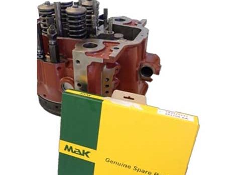 Mak Ship engine cilinder head spare part